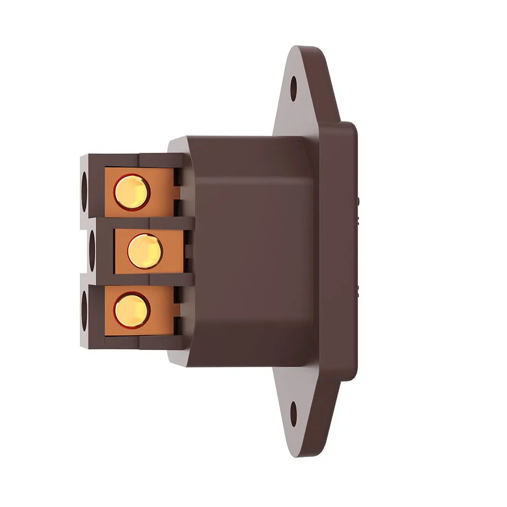 Monosaudio IC72 Stromstecker AC-Steckeradapter Elektrisches Netzkabel Einlassbuchse Anschluss Rhodium-Gold-Beschichtet – Detail 2