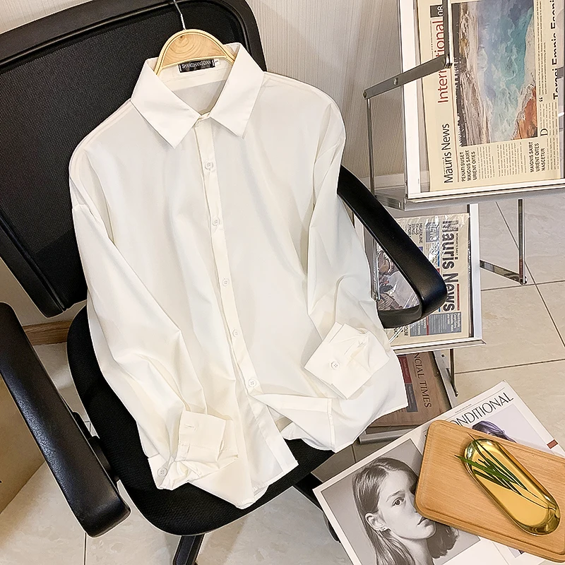 

Long Sleeve Men's Slight Strech Bamboo Fiber Shirts Without Pocket Standard-fit Formal Business Solid Basic Dress Shirt B247