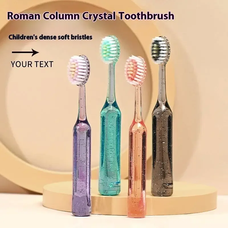 2 pz/set Bambini Spazzolino Da Denti A Setole Morbide Sbiancamento Dei Denti Spazzole Per I Bambini di Età 3-12 Anni Dentale Igiene Orale Spazzolino Manuale
