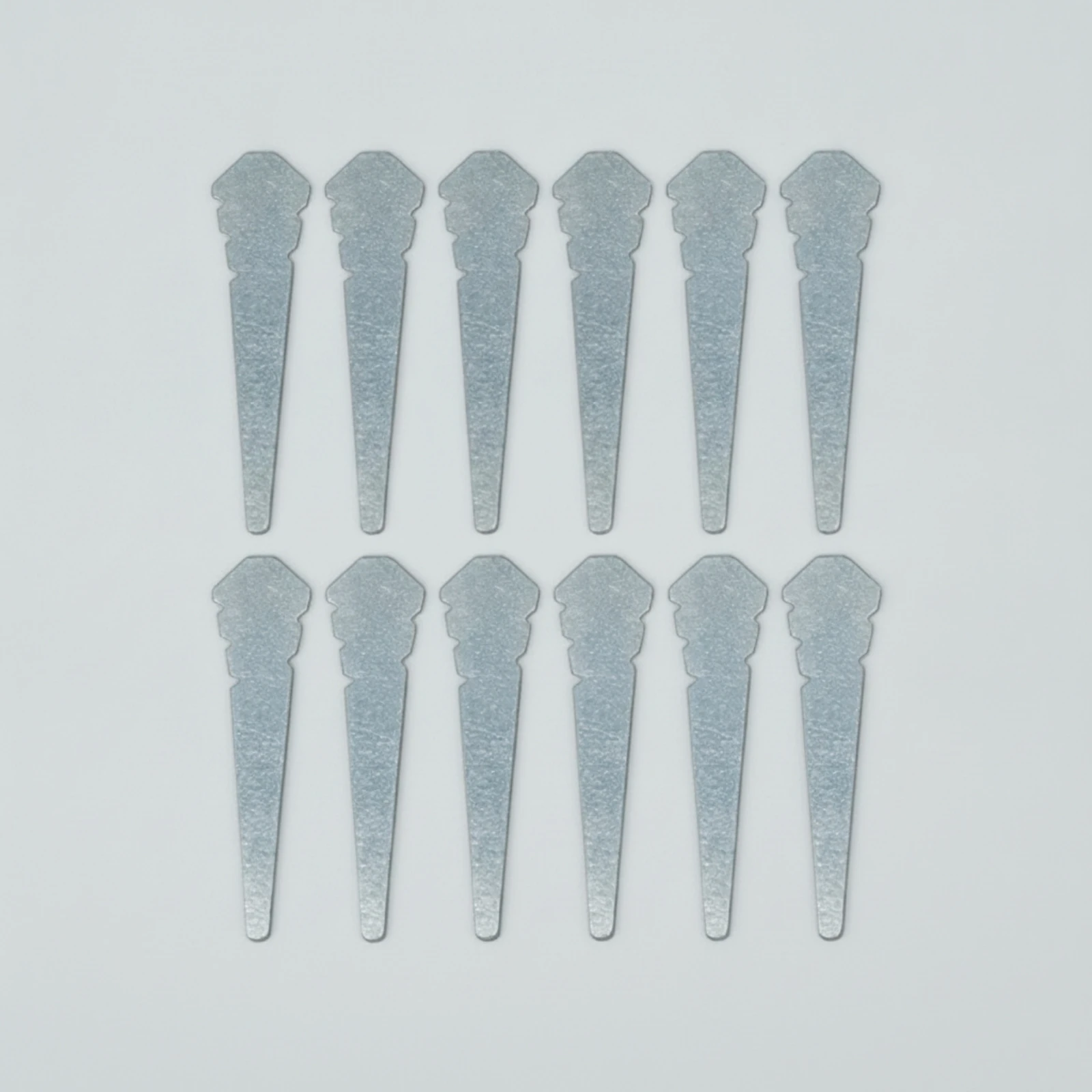 12 Pieces Conical Masonry Pin with Stepped Head Rust-Resistant Masonry Line Pin Metal Brick Line Holder Sturdy for Bricklayers