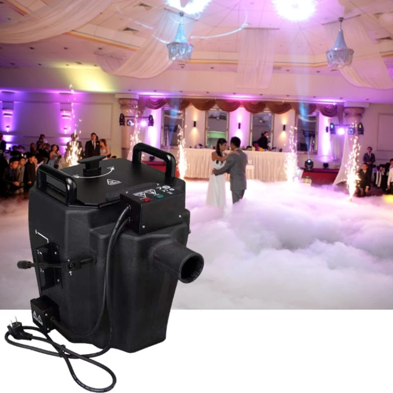 Professional 3500W Dry Ice Smoke / Fog Machine For Wedding Party Events Stage