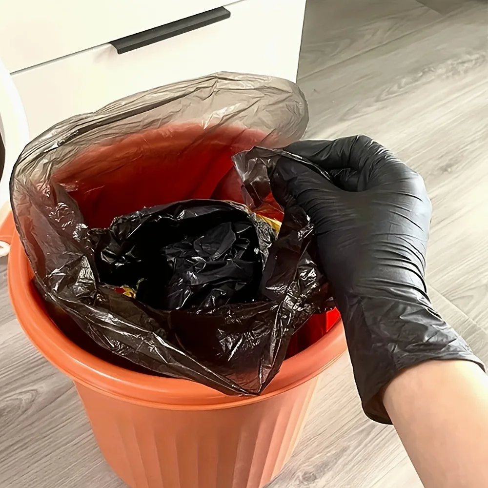 50/100 قطعة قفازات النتريل القابل للتصرف ، قفازات التنظيف المنزلية المتينة ، زراعة الحديقة والحفر قفازات مقاومة للأوساخ غير قابلة للانزلاق #2