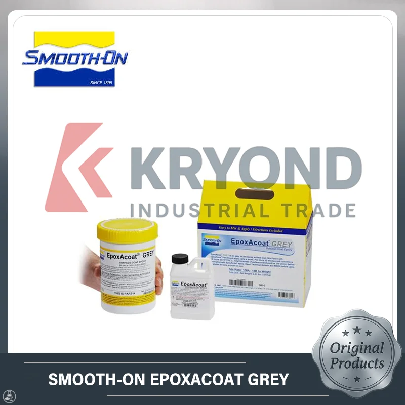 Smooth On EpoxAcoat Grey Epoxy Surface Coating Resin High Strength Mold Lining Compound for Tooling and Industrial Applications