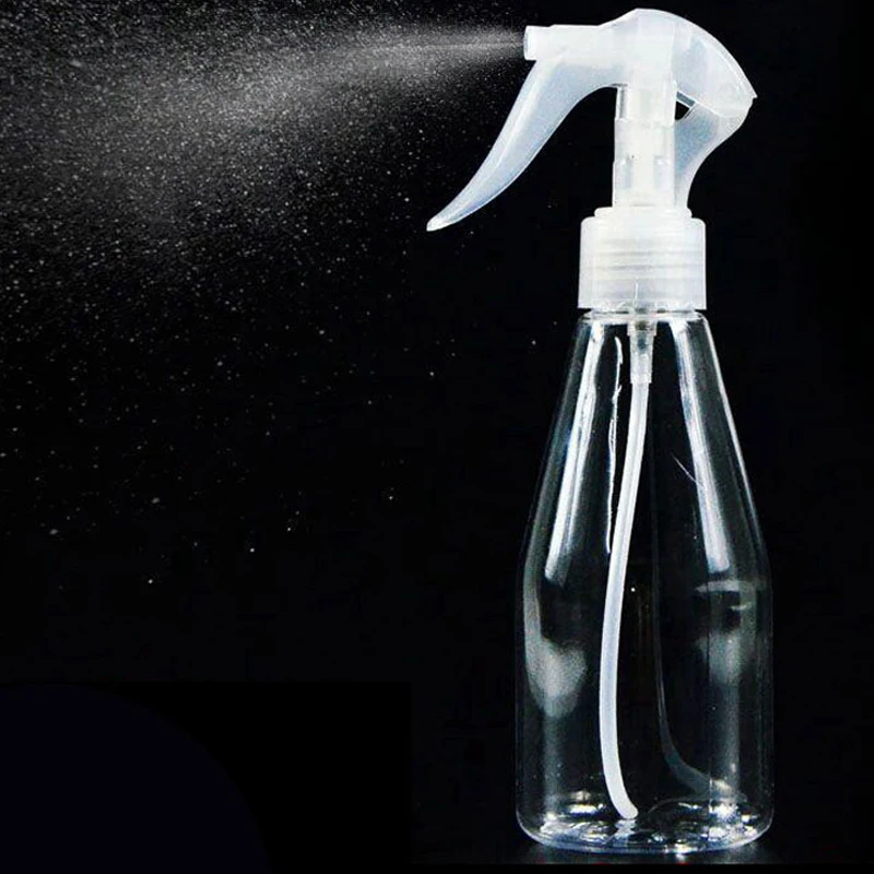 200ml Beauty Spray Bottle Hairdressing Empty Bottles PET Plant Water Sprayer Household Transparent Hair Style Tools