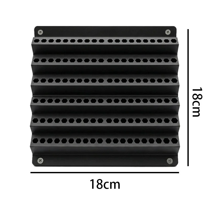 Großes Aufbewahrungsregal für Bohrer, zur Wandmontage, Werkzeugorganisator für Garage, Werkstatt, Heimwerkerwerkzeuge – Detail 6