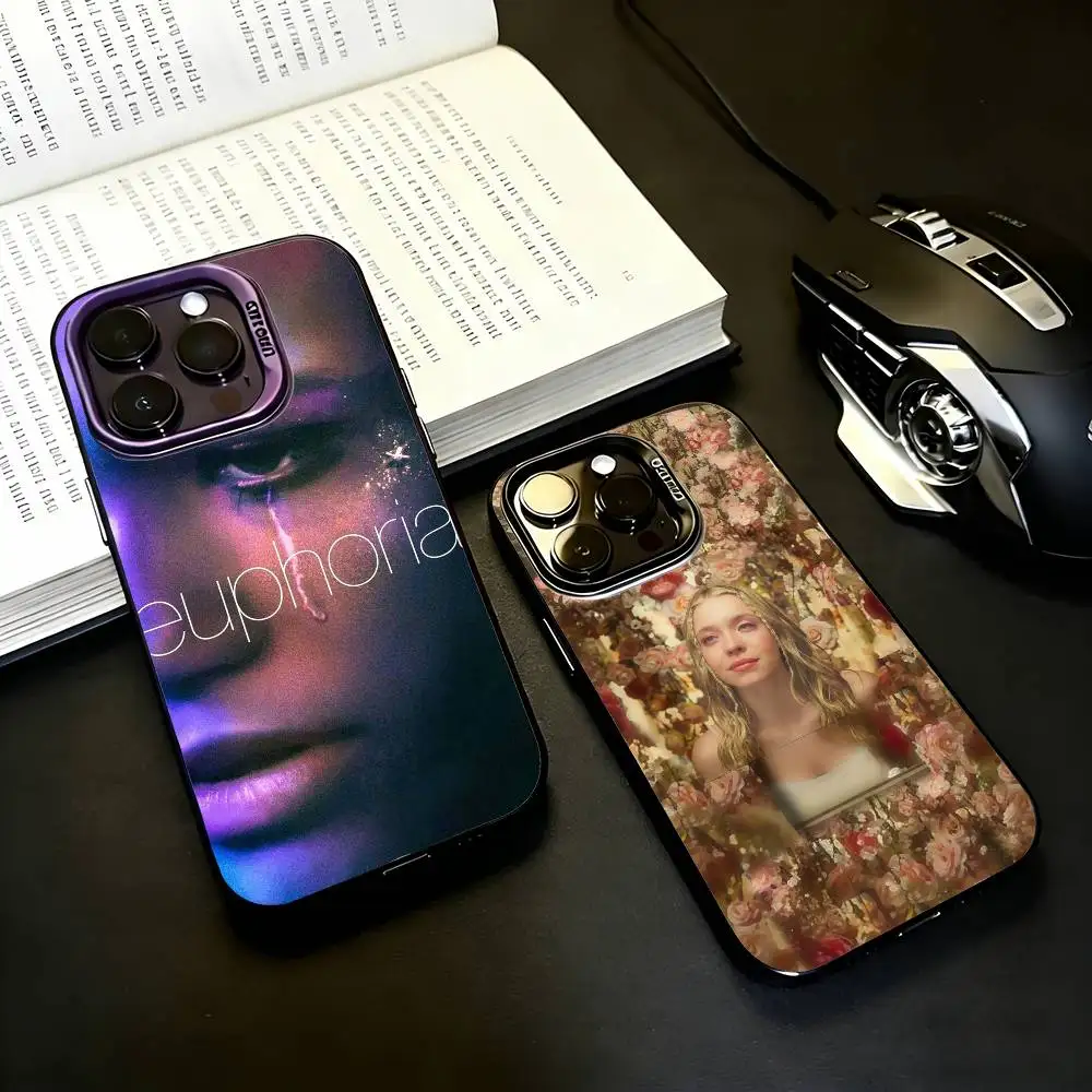 

E-Euphoria Season 3 Phone Case For iPhone17,16,15,14,13,12,11 Plus,Pro Max Black Candy silver phone case