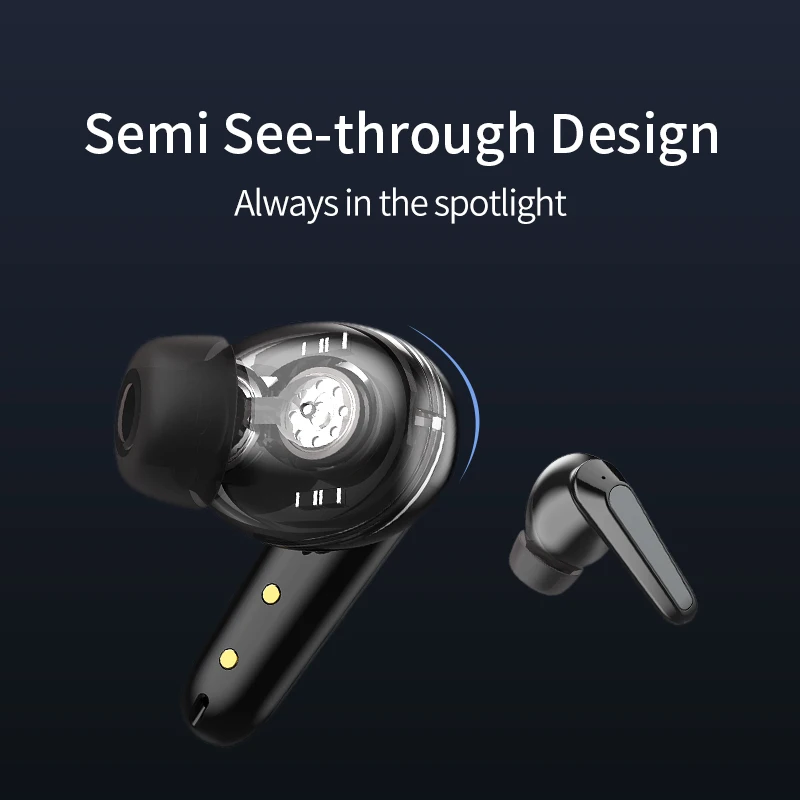 Imagem -04 - Tribit-true Wireless Bluetooth Earbuds Tws Earphones 36h Playtime Hifi Sound Cancelamento de Ruído Flybuds Headphone