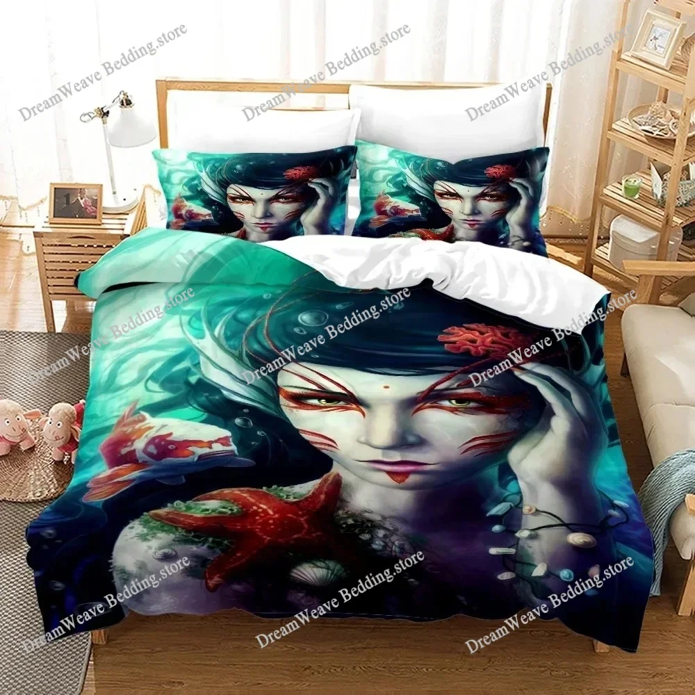 

3D Print Anime Monster Bedding Set Single Twin Full Queen King Size Animal Tag Lion Wolf Bed Set Adult Bedroom Duvetcover Set