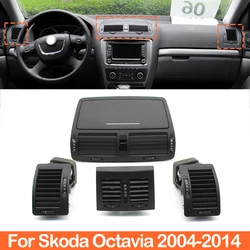 Front Central Left Right Rear Air Conditioning AC Vent Grille Outlet Assembly for Skoda Octavia Laura 2004-2014 1ZD820951