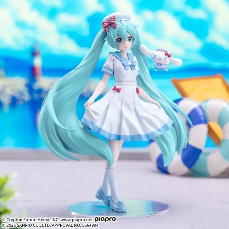 sega-オリジナル-xstellar-初音ミク-シナモロール-サマーバージョン-アクションフィギュア-子供向けギフト-モデル装飾品