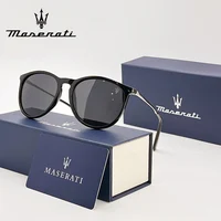 MASERATI gafas de sol polarizadas UV400 Unisex gafas de conducción de lujo de alta calidad HD gafas al aire libre para hombres y mujeres 9018