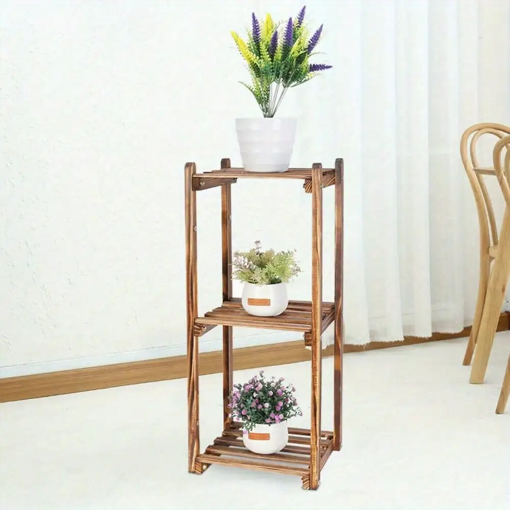 Soporte para plantas de 2-5 niveles, soporte para flores para interiores y exteriores, estante de exhibición multidireccional