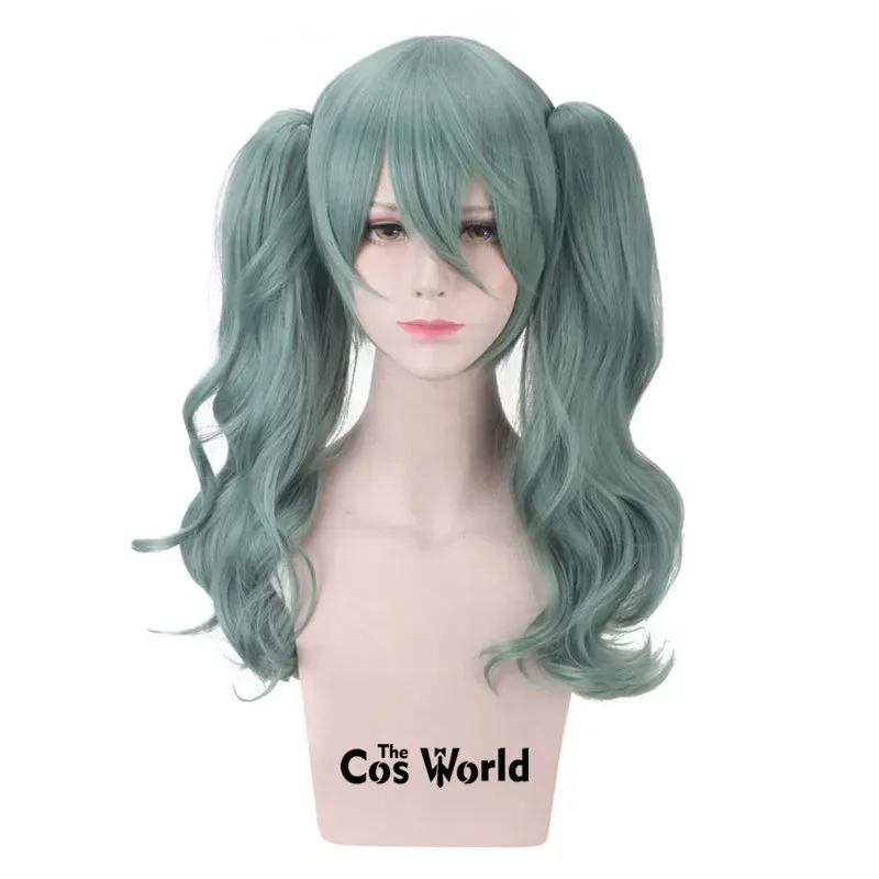 VOCALOID 2017 Miku Suna no Wakusei الكثبان الرملية كوكب 50 سنتيمتر متموجة أنيمي تأثيري الباروكات الألياف مقاومة للحرارة الشعر الاصطناعية + غطاء شعر مستعار #2