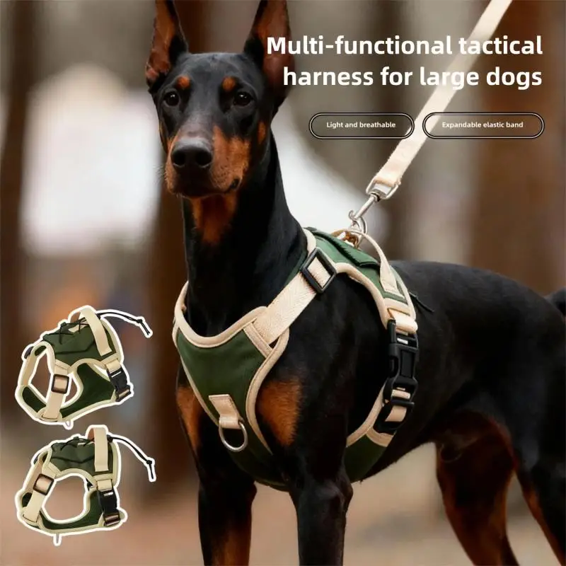 

Pet Dog Leash Large Dog Special Anti Pull Escape Proof Chew Resistant Harness Vest No Break Strong Durable Control Training