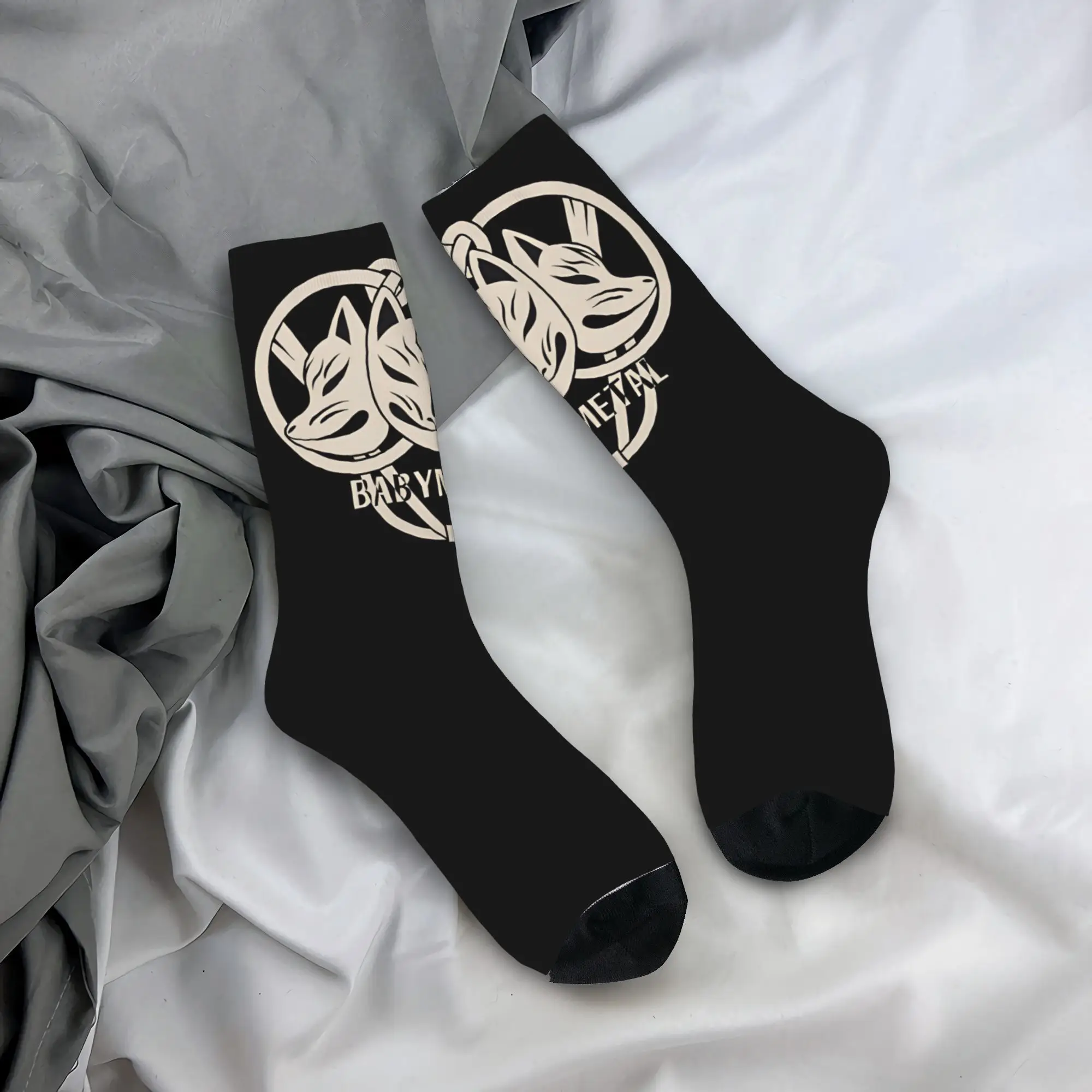 

Babymetal Socks Anti-Slip Stockings Men Soft Breathable Cycling Socks Autumn Leisure Design Socks
