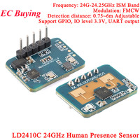 20Pcs/1pc HLK-LD2410C LD2410C 24G mmWave FMCW Millimeter 5M Wave Human Presence Status Radar Sensor Motion Detection Module