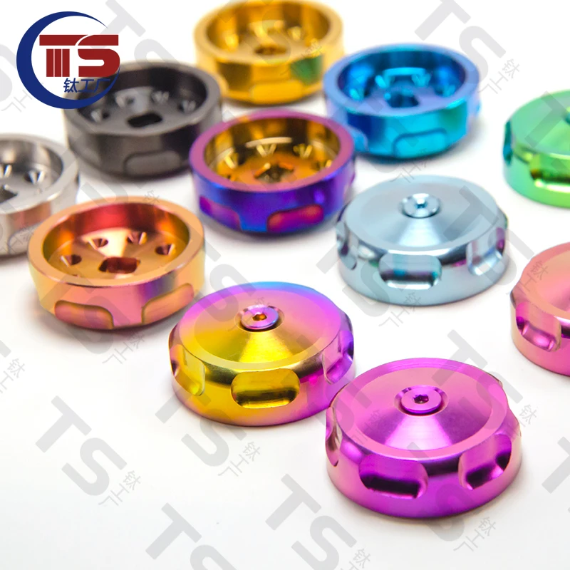 

TS 1 set Factory Aulins Shock Absorber Adjustment Knob Titanium GR5 Screws VESPA Fosa Xmax Modification