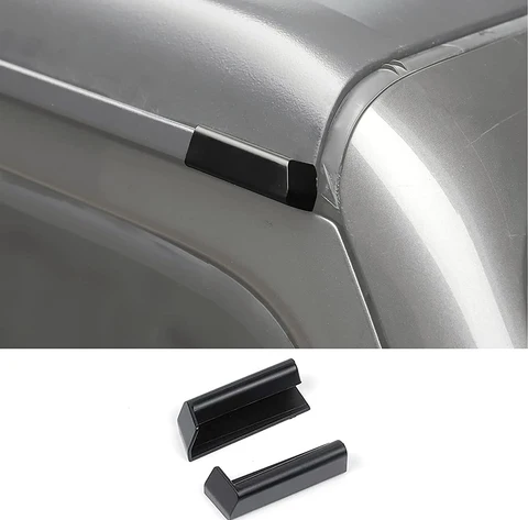 Удлинители Водосточных Желобов Из АБС-пластика Для Jeep Wrangler JL JLU Gladiator JT 2018-2026, Черные, Каналы Для Отвода Воды