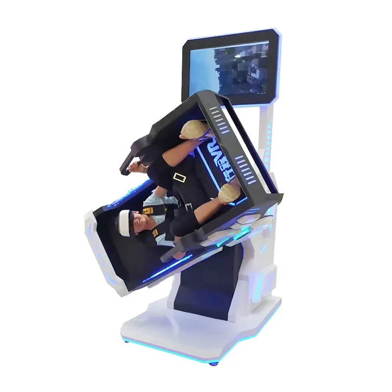 9d Vr Simulator realtà virtuale 360 Vr Chair Flight Simulator piattaforma esclusiva Vr simulatore di volo a 360 gradi