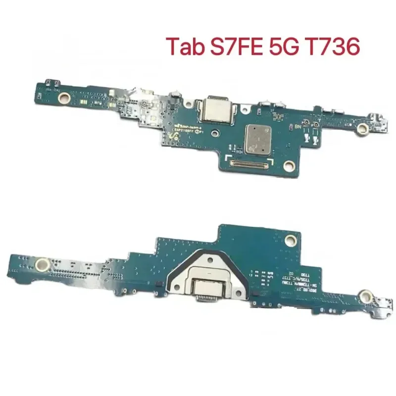 For Samsung Galaxy Tab S7 FE 5G T736B/N Charging Port Charger Plug Dock Connector Flex Cable T738U T730 Repair Parts