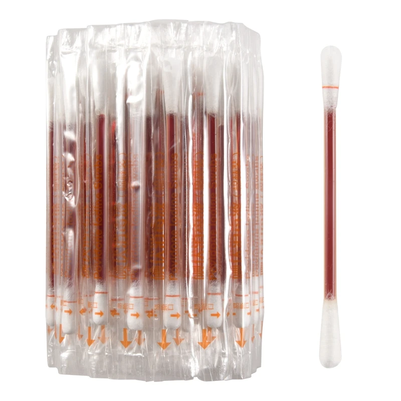 AYMR-100 Pz/set Tampone di Cotone Famiglia Alcol Usa E Getta di Emergenza Bastone di Cotone Tampone di Iodio Tampone Disinfettato Per Bambini Adulti