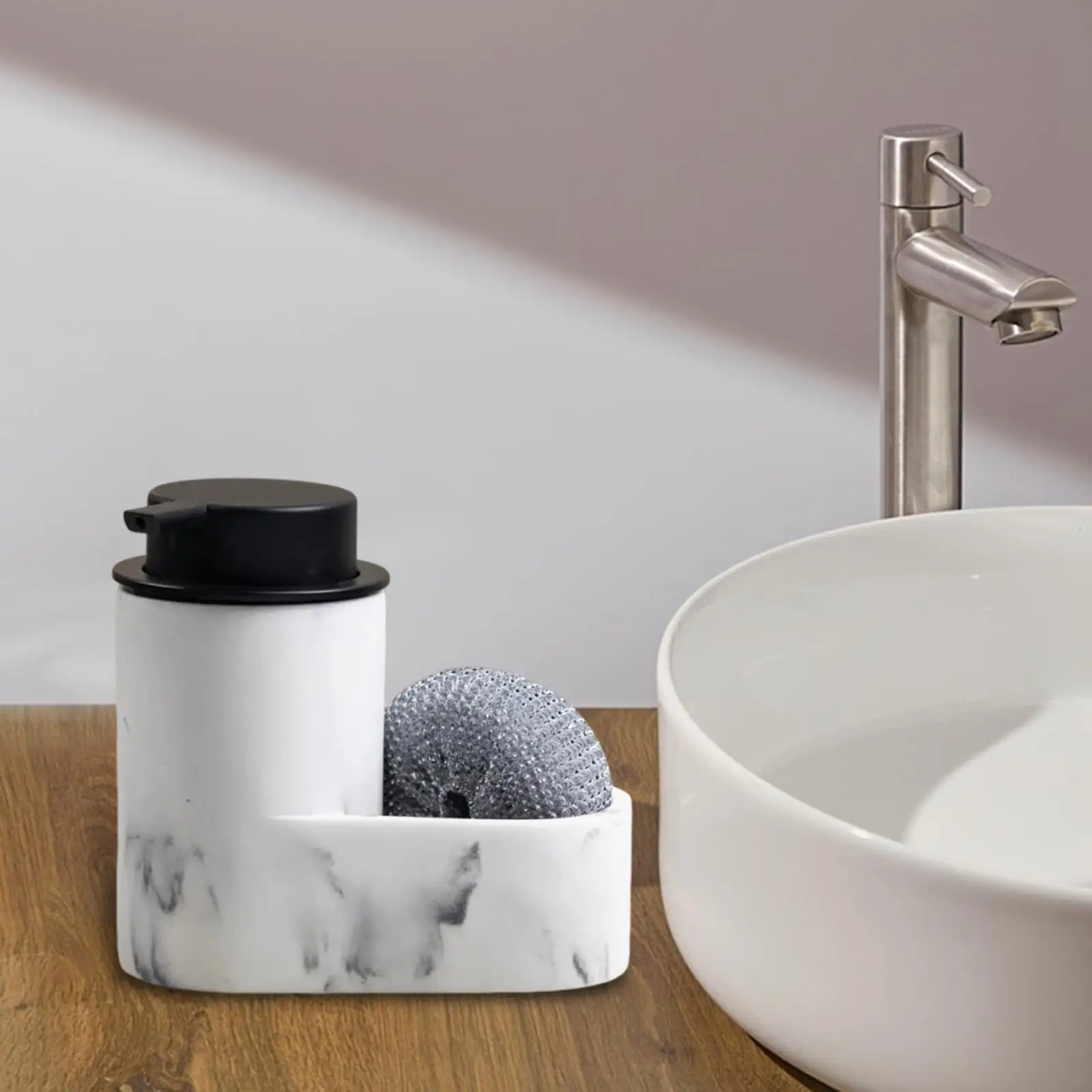 

Держатель для губки для дозирования мыла, многоразовые подарки, кухонная компактная столешница, эффективные аксессуары, кухонная бутылка с дозатором мыла