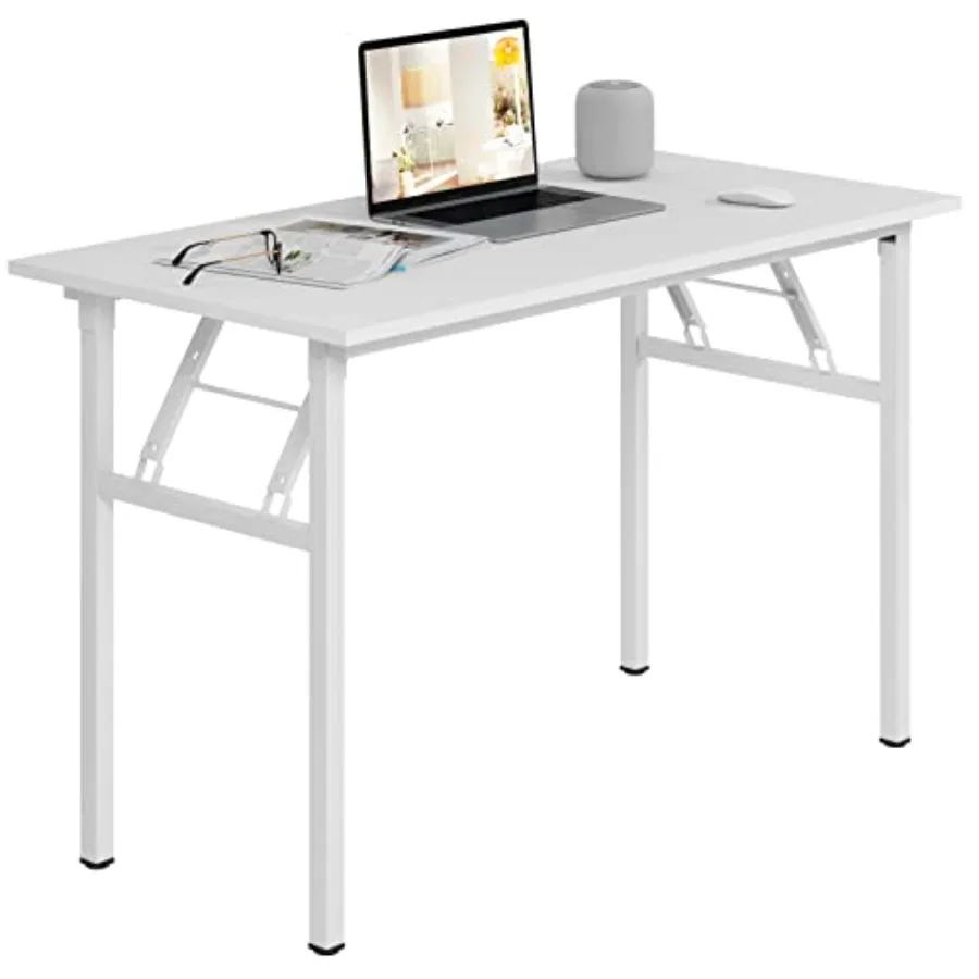 

Office Computer Desk - 47.2L Sturdy and Heavy Duty Folding Laptop Table Writing Table/Home Office Desk/Sewing Table No Assembly