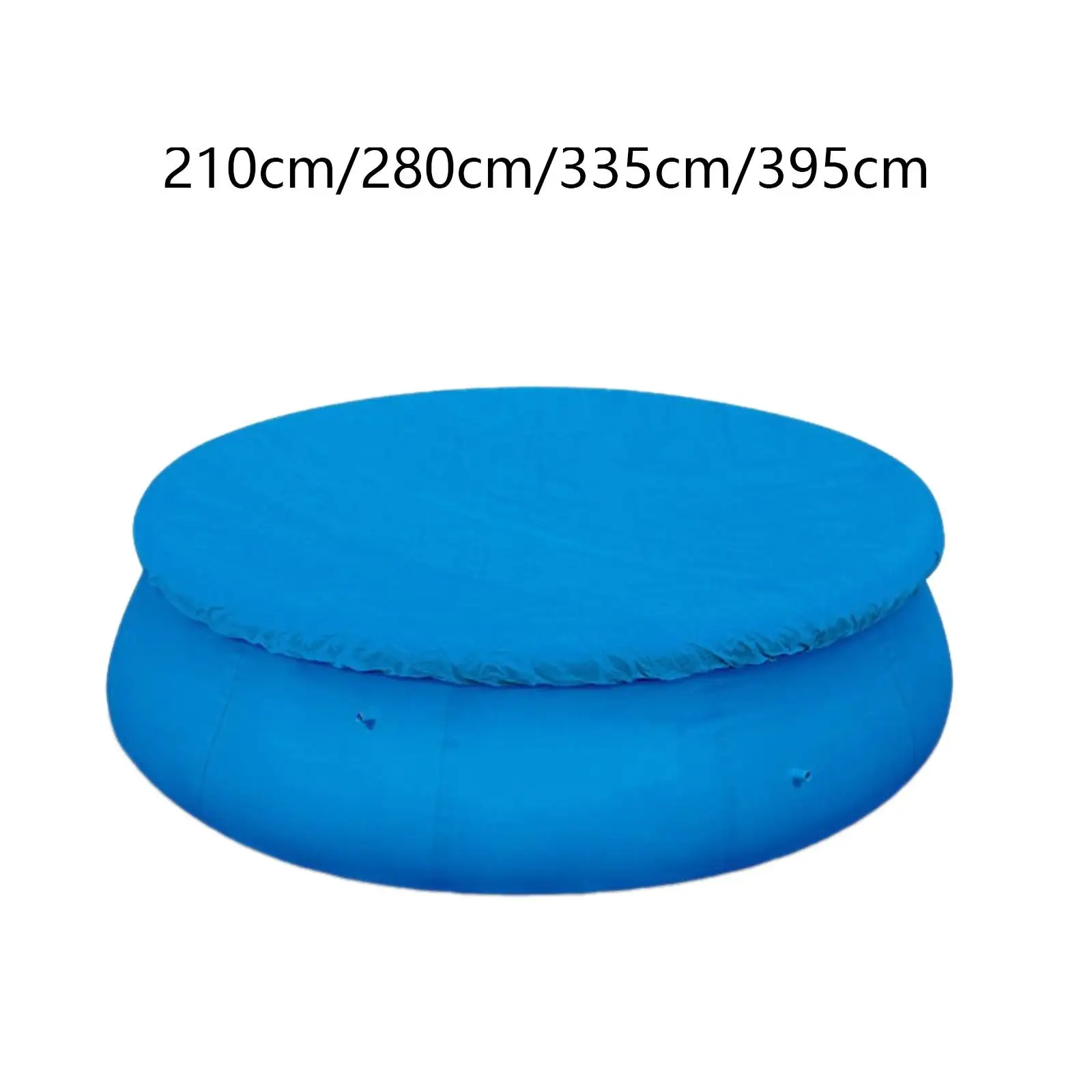 Round Pool Cover PE Dustproof Round Frame Swimming Pool Cover for Family Pool