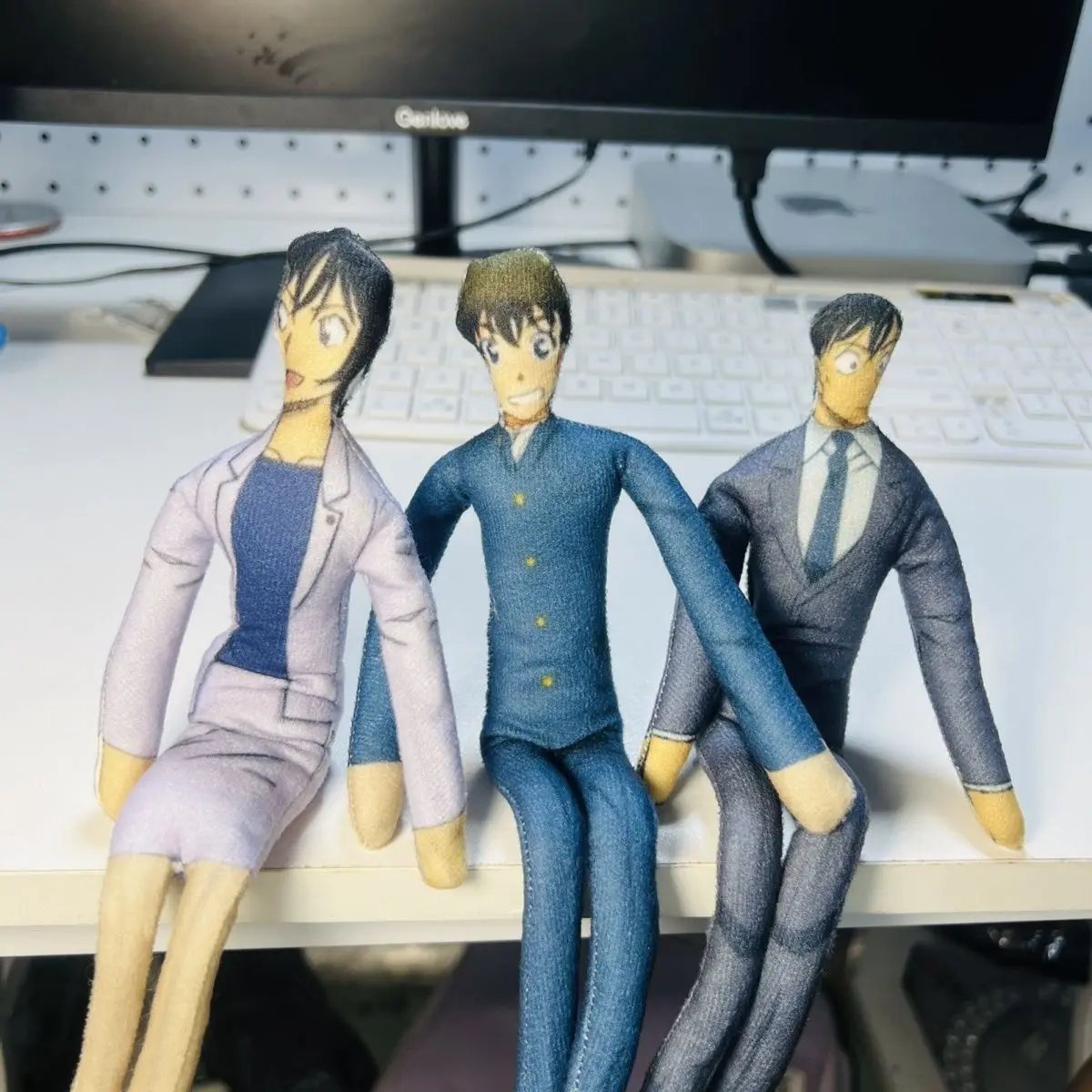 

For Danganronpa Anime Cosplay Stuffed Dolls Movable Abstract Body Wire Skeleton Halloween Prop Hand-made