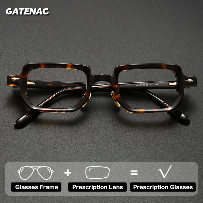 Фото Очки Gatenac Luxury из ацетата для мужчин, новые фотохромные очки 2026 года с защитой от синего света, прогрессивные очки для чтения для женщин