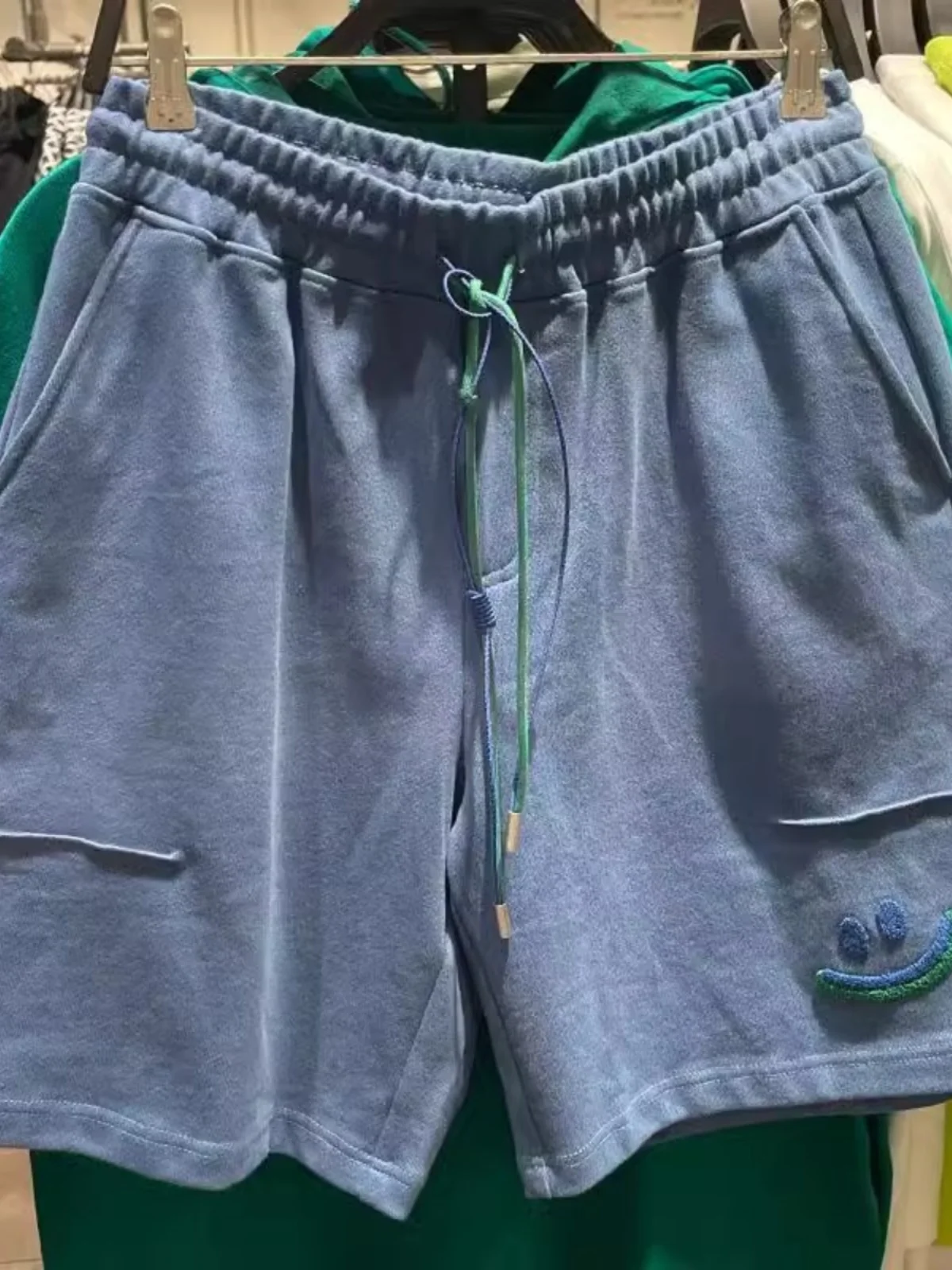 

plus Size Face Baskeall orts Men's Summer Thin Sle Casual Pants Loose Fit Youthful Energy Cartoon Pattern