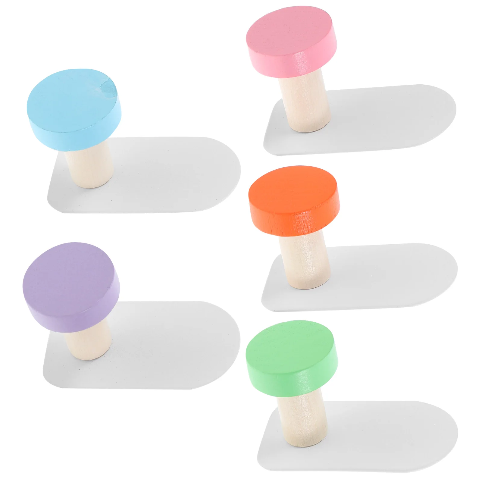 

5 Pcs Hangers for Clothes Children's Hook Hand Towel Childrens Coat Hooks Clothing Bathroom Self-adhesive Cute