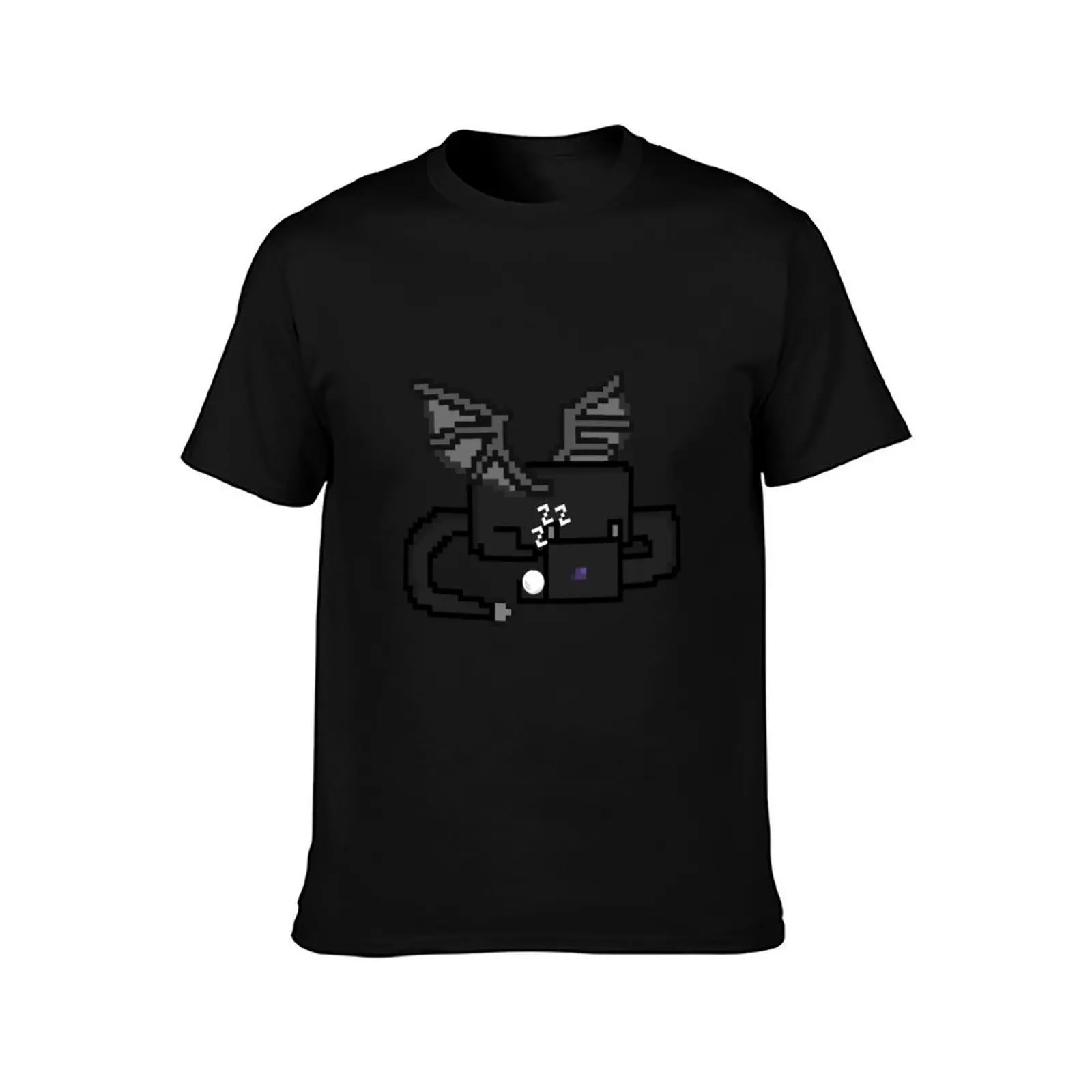 Ender dragon sleep pixel T-Shirt anime tshirt anime clothes sports fans tshirts for men