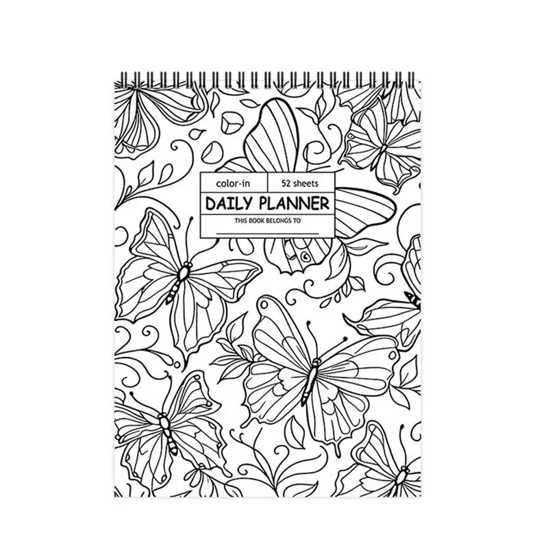 2025 Popular Hot-Selling New Product 2025 Popular Coloring Notebook Flower Coloring Notebook A
