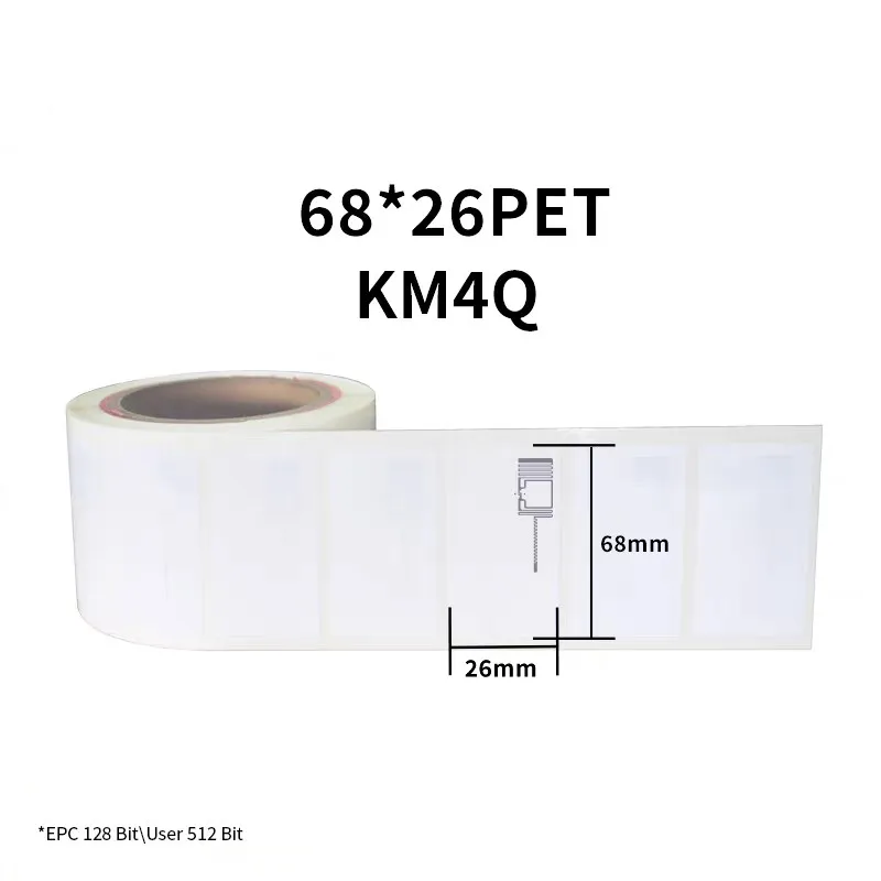 1000Piecces UHF Jewelry Tag RFID Jewelry Self-adhesive Label Sticker for the Jewelry Management Rfid Tag