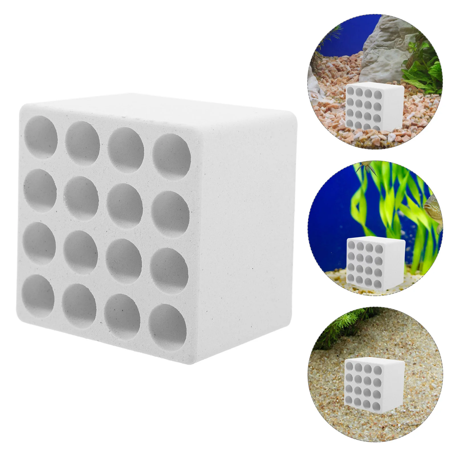 

Fish and Shrimp Hideout House Aquarium Hides Hermit Crabs Cave Purple Clay Reptile Habitat Tanks