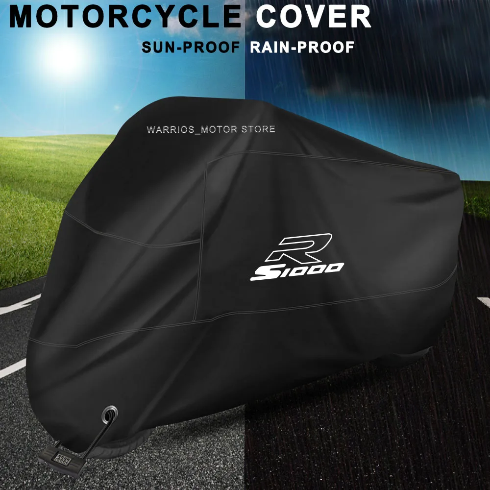 

For BMW S1000R S1000 R S1000 2017 2018 2019 2020 Motorcycle Cover UV Protection Dustproof Snowproof Motorcycle Waterproof Cover
