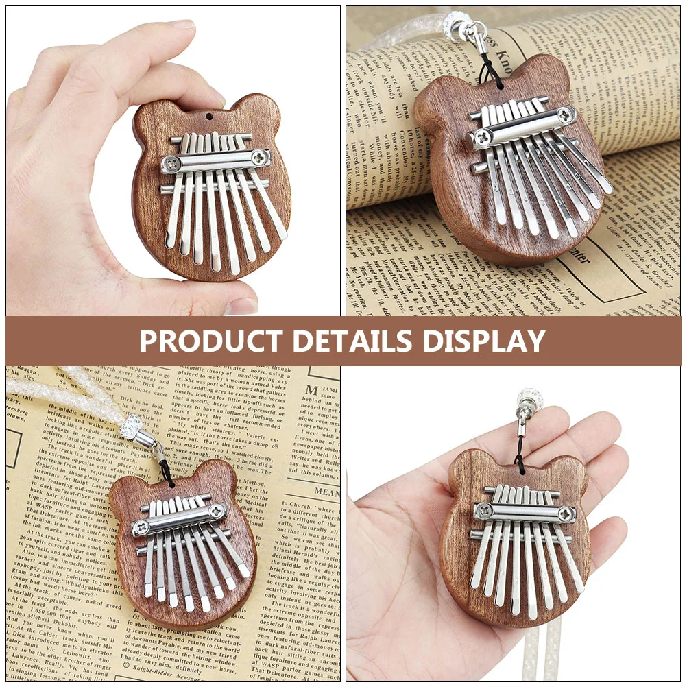 

Thumb Musical Instrument Beginner Kalimba Mini Piano Home Delicate Finger Portable