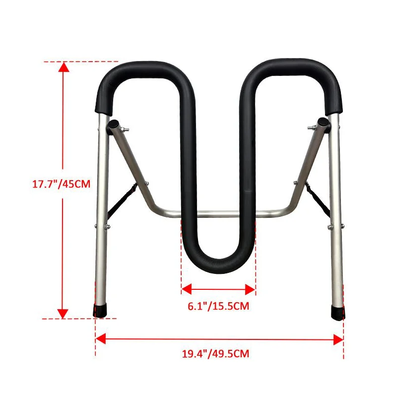 Foldable Surfboard Stand Aluminum Display Stand Rack Sup Ground Storage Rack Marine Hardware Fitting