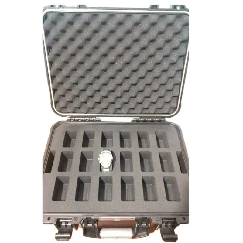 Hard box anti-crushing wrist plastic watch briefcase