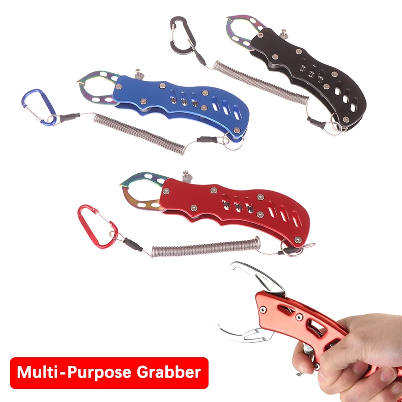 Professionelle Fisch Lip Greifer Rost Beweis Edelstahl Fisch Grip Tragbare Schloss Angelgerät Lip Clip Werkzeug Fisch Controller