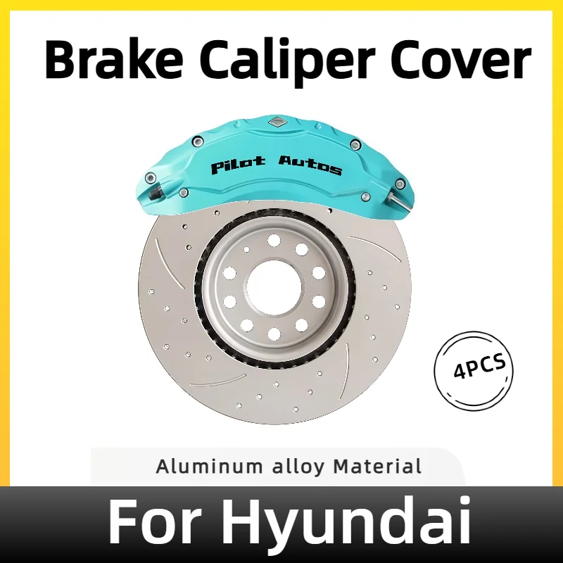 For Hyundai Car Brake Caliper Cover Aluminum Alloy Kit Fit Accent Verna Reina Avante Elantra Sonata Staria Tucson Venue Mufasa