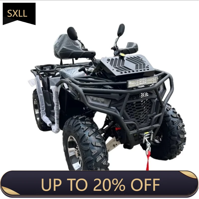 

Внедорожник SXLL 400CC 4x4 с четырехтактным двигателем, автоматической коробкой передач, усилителем руля, подогревом руля и сидений.
