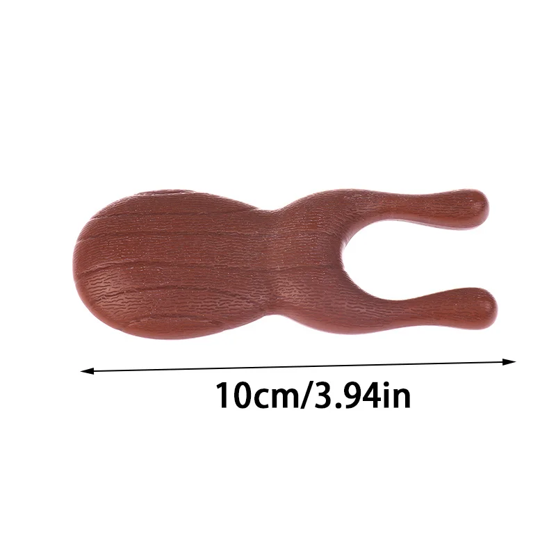 Meridiaan Gua Sha Massage Kam Voor Lichaam Plastic Twee Brede Tanden Acupunctuurtherapie Gezicht Hoofdhuid Bloedcirculatie Massager