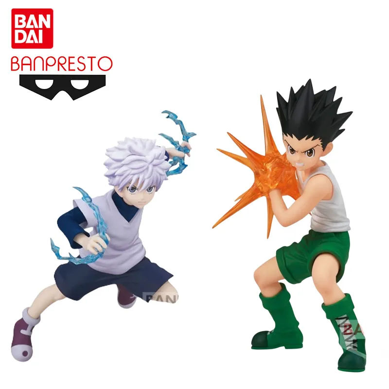 

Bandai Genuine HUNTER×HUNTER Anime Figure Banpresto GON·FREECSS Killua Zoldyck Action Figure Toys for KidsGift Collectible Model