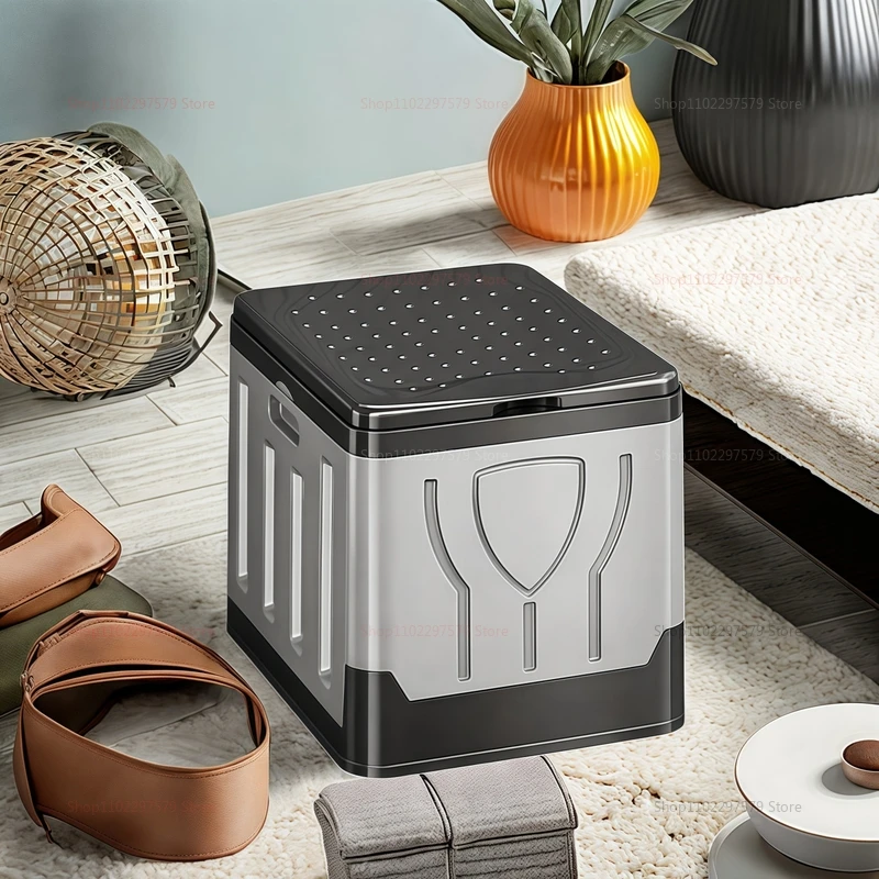 Portable Foldable Outdoor Toilet with Car Mount Reusable Trash Can Odor Proof Emergency Camping Toilet Travel Bathroom Solution