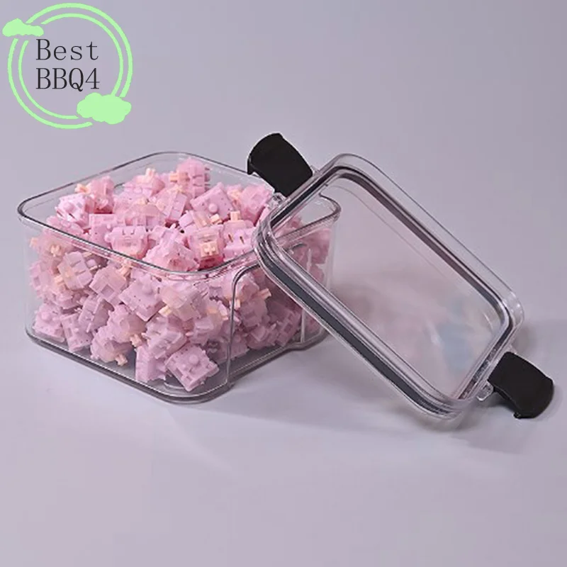 (BBQ4)460/700ml Keyboard Switch Storage Box Cantainer Switch For Mechanical Keyboard Cherry Gateron Kalih Empty Storage Box