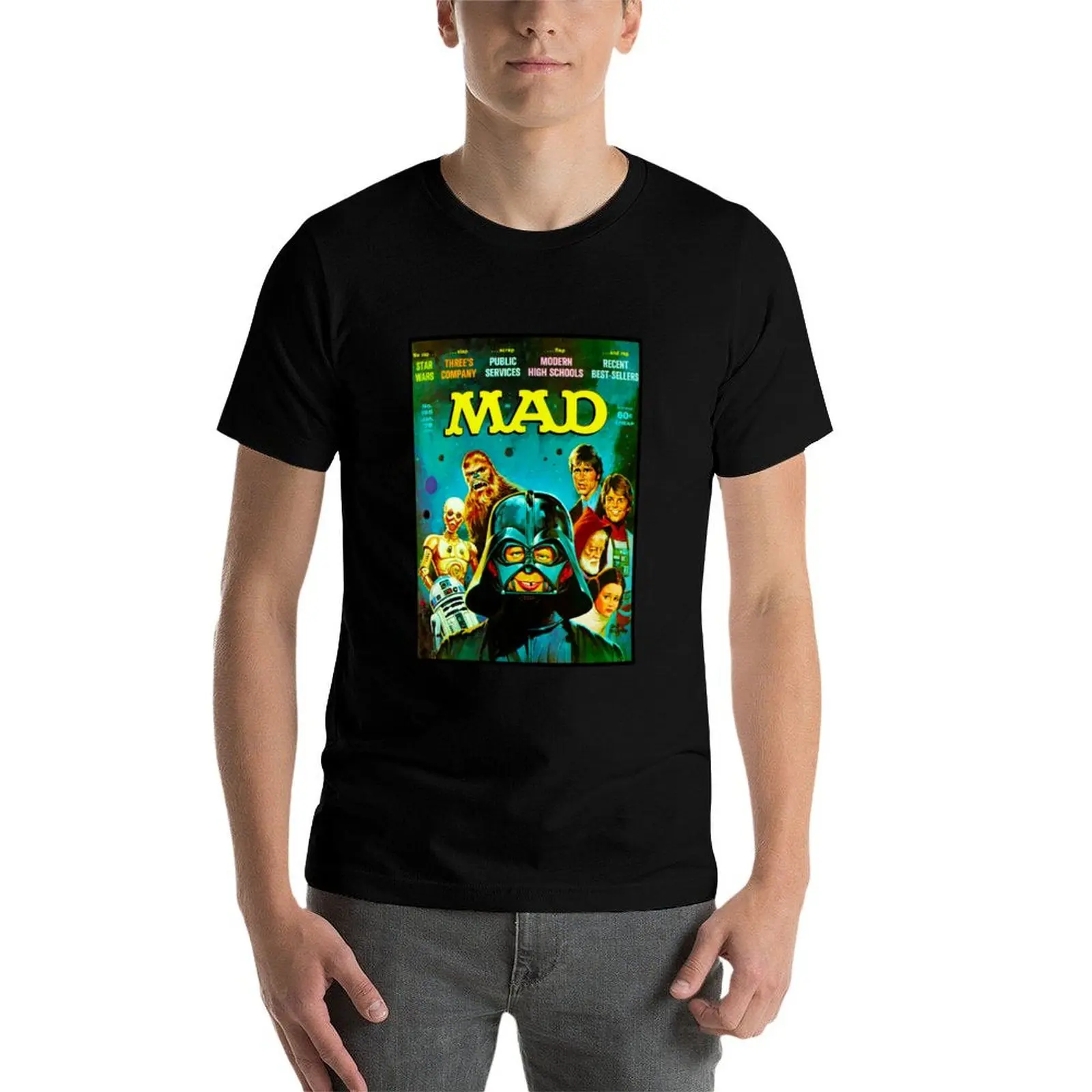 

A GREAT CLASSIC MAD MAGAZINE COVER, #196 T-Shirt funny t shirts man anime t shirts oversize T-Shirt
