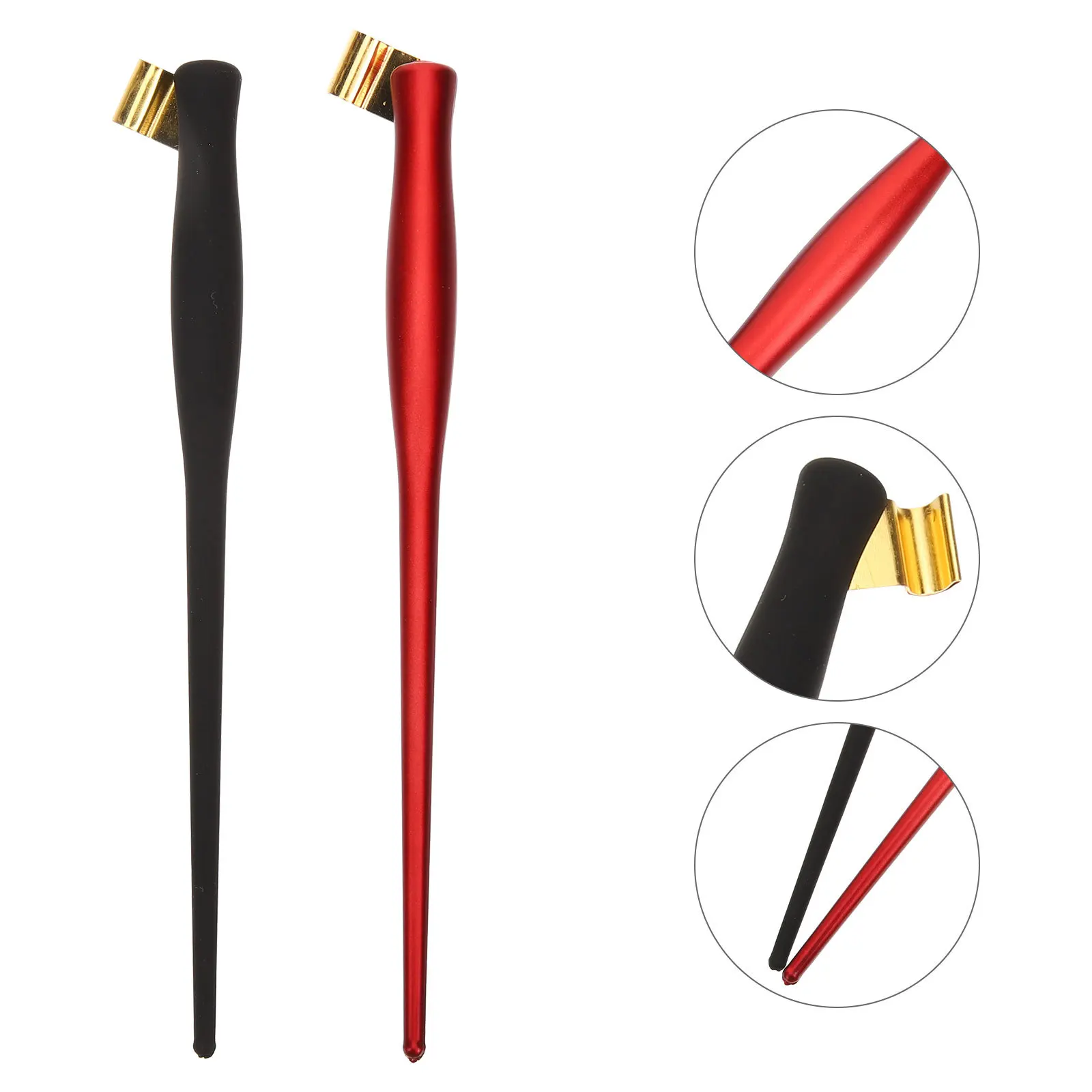

2pcs Oblique Calligraphy Pen Vintage Style Nib Holder For Writing Practice Replacement Nib Holder Calligraphy Supplies Gift Pen
