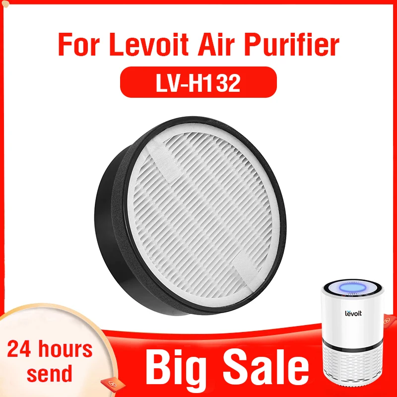 PM2.5 Hepa Filter for Levoit Air Purifier LV-H132 Levoit Activated Carbon Filter LV-H132 Levoit Air Purifier Filter LV-H132